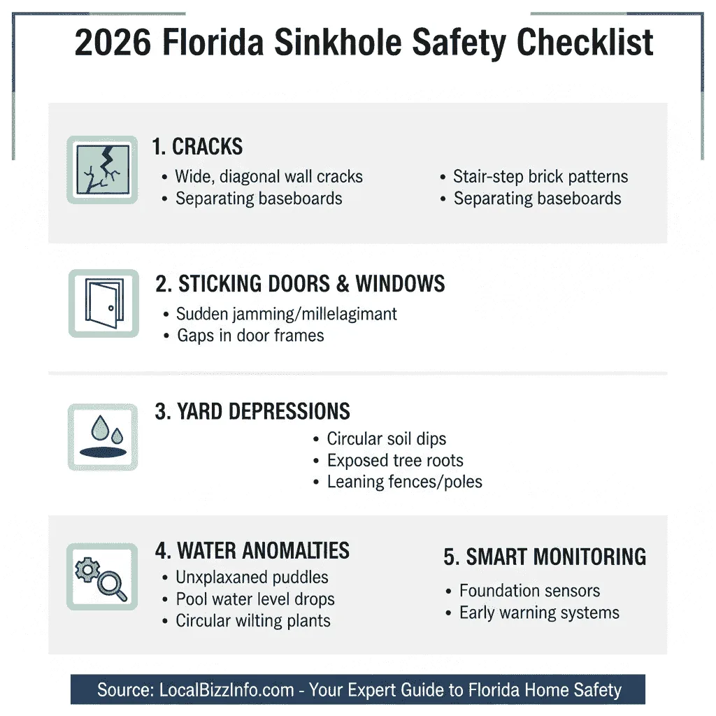 Signs of Sinkhole Damage in Florida Homes