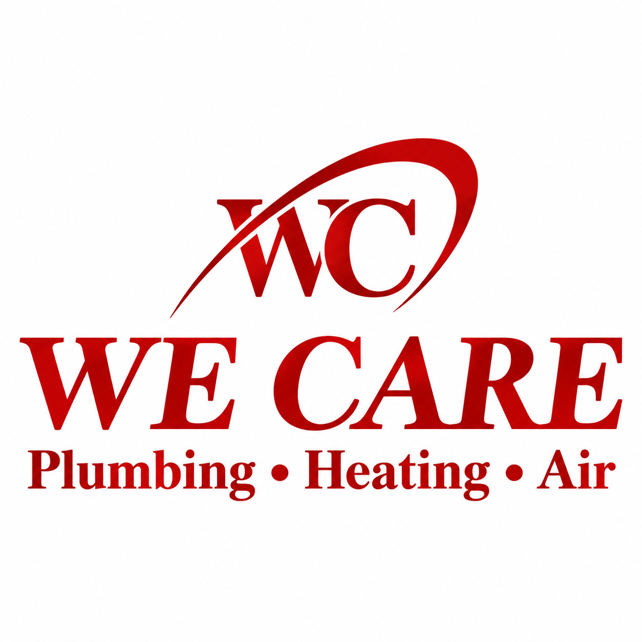 We Care Plumbing, Heating and Air logo
